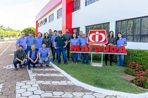 equipe Matsuda e Mosaic - em celebração ao Selo de qualidade Foscálcio